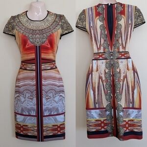 Clover CANYON Bodycon Printed Dress Xs